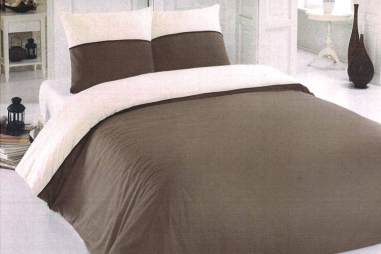 Housse de Couette Bi-Colore