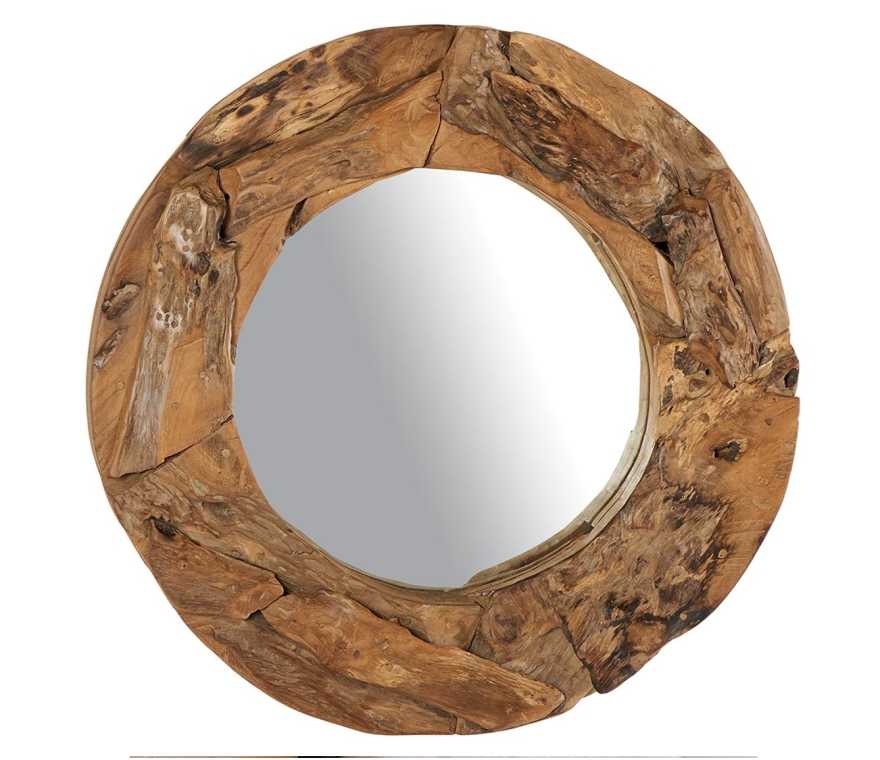 Miroir Racine teck 60