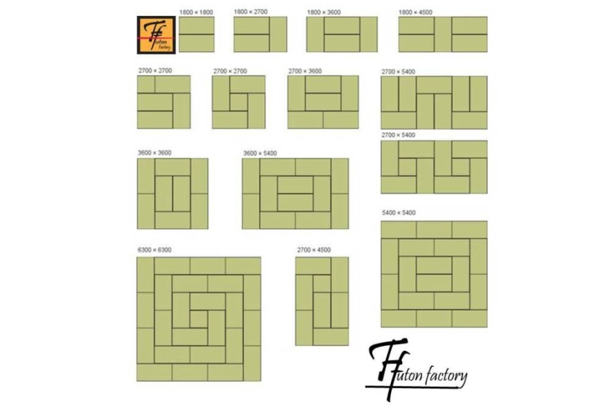 Tatamis Paille de Riz Japonais