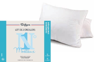 Lot de 2 Oreillers Softyne Moelleux