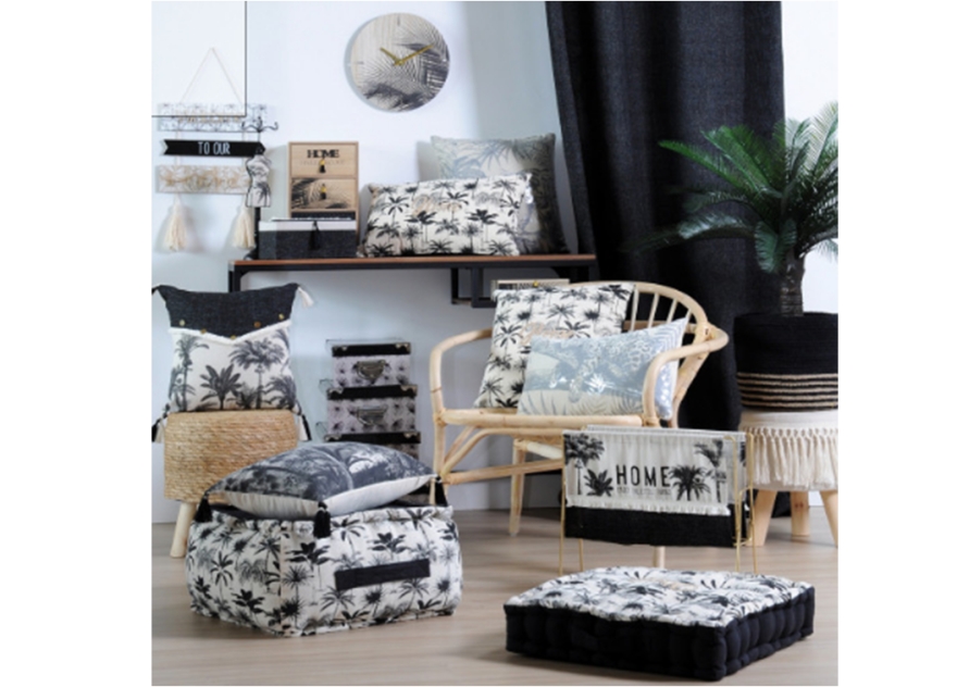 COUSSIN CHYPRE IMPRIME 40*40