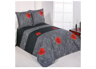 Housse de couette ROSES ROUGES / Fin de collection