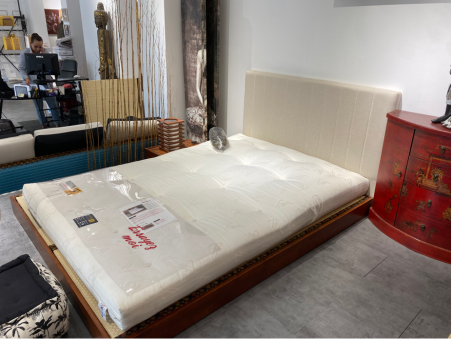 Tête de lit Tissus Beige ou Grise