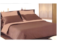 Housse de Couette Satin de coton Sable / Taupe